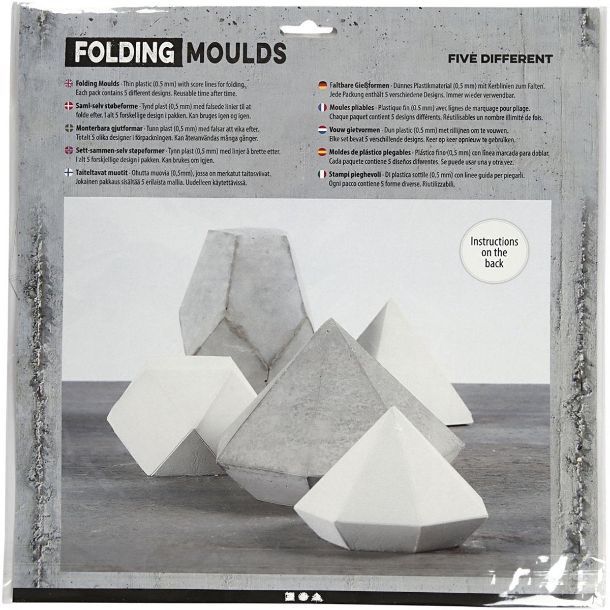 Folding Casting Moulds – Geometric Shapes