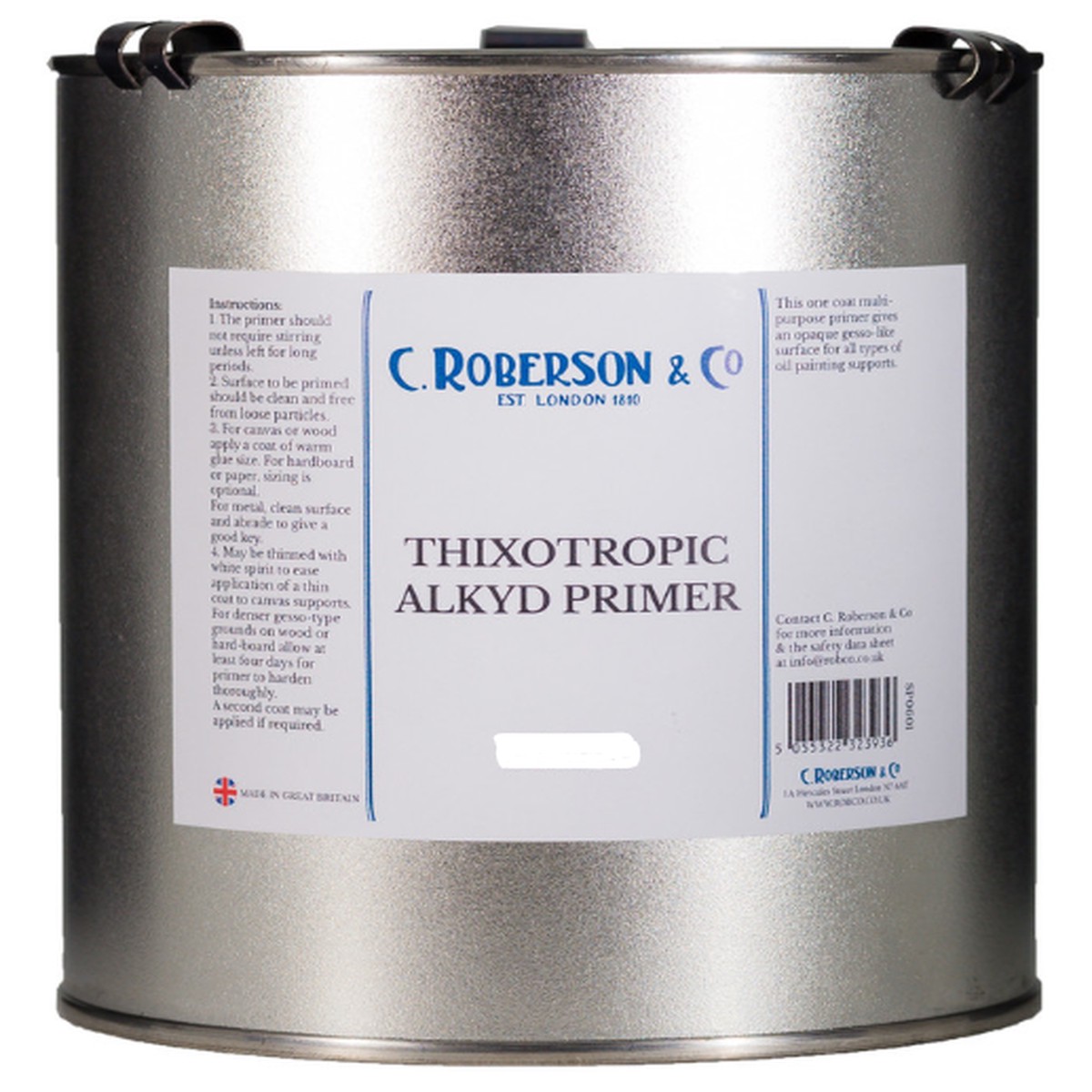 Roberson Thixotropic Alkyd Primer 25 Litre