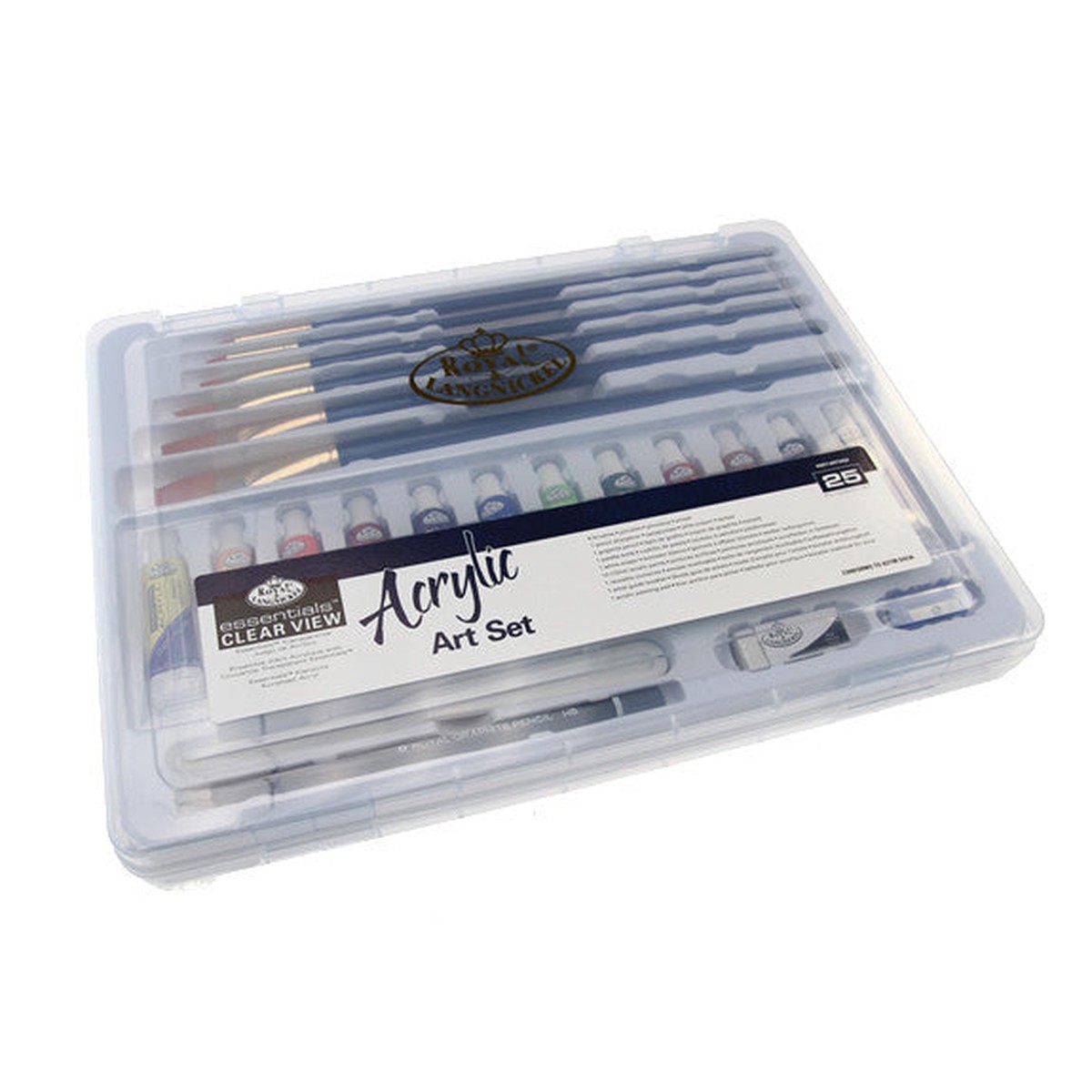 Royal Large Clear Case Art Sets – Acrylic