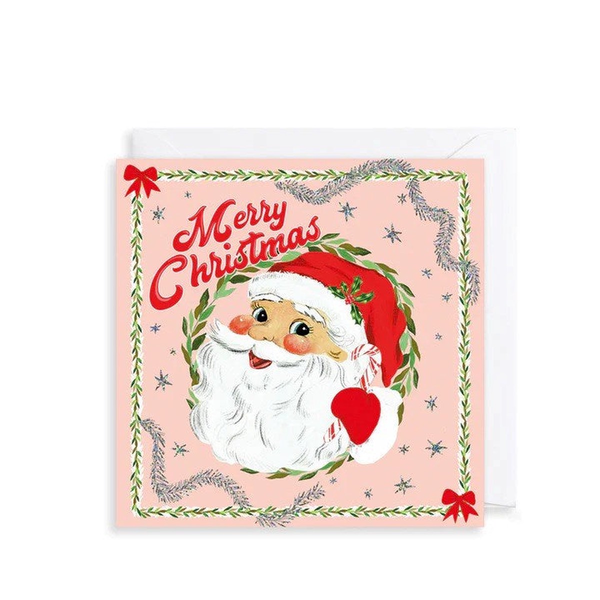Smiling Santa Boxed Christmas Cards X 8