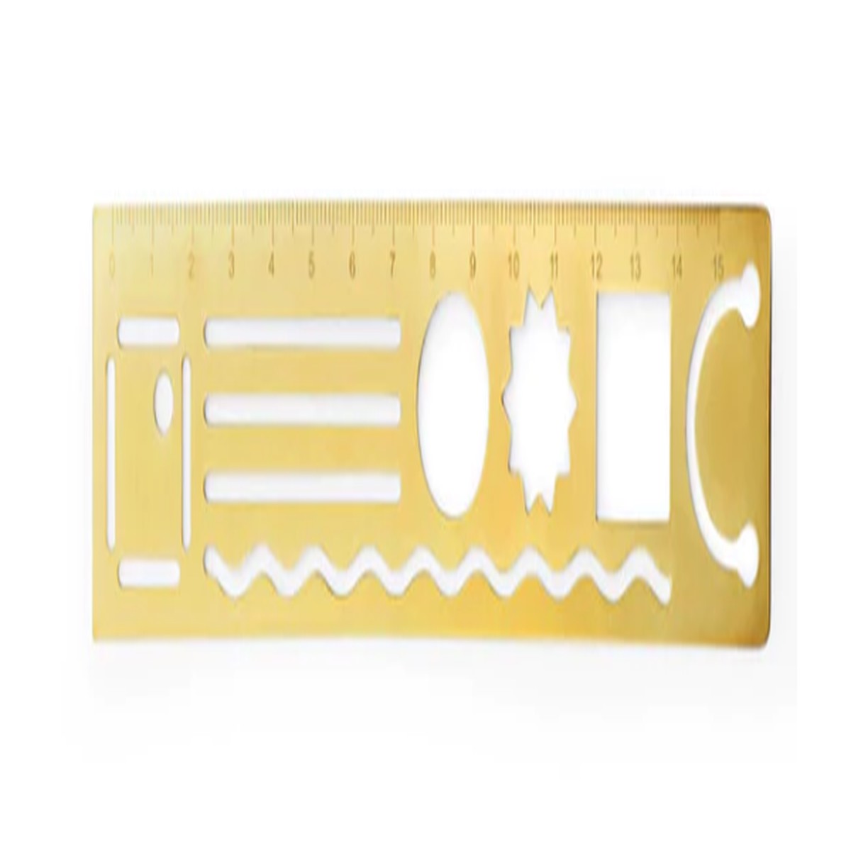 3 In 1 Metal Ruler