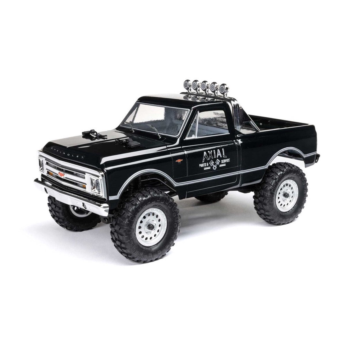 Axial 124 1967 Chevrolet C10 Truck Rc Crawler (Black) Axi00001V2T4