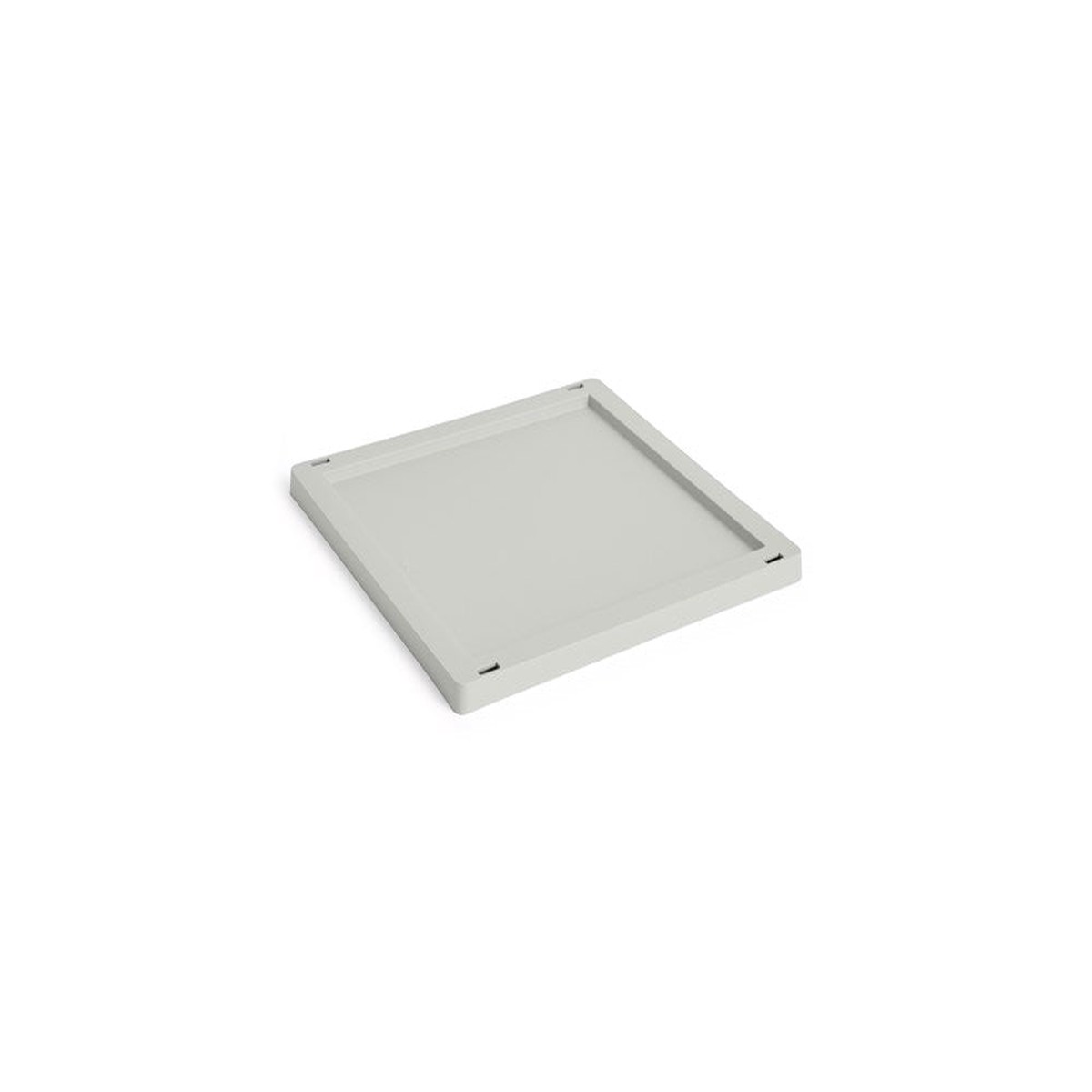 Colour Crate Lid Plastic Medium Square Cube Grey