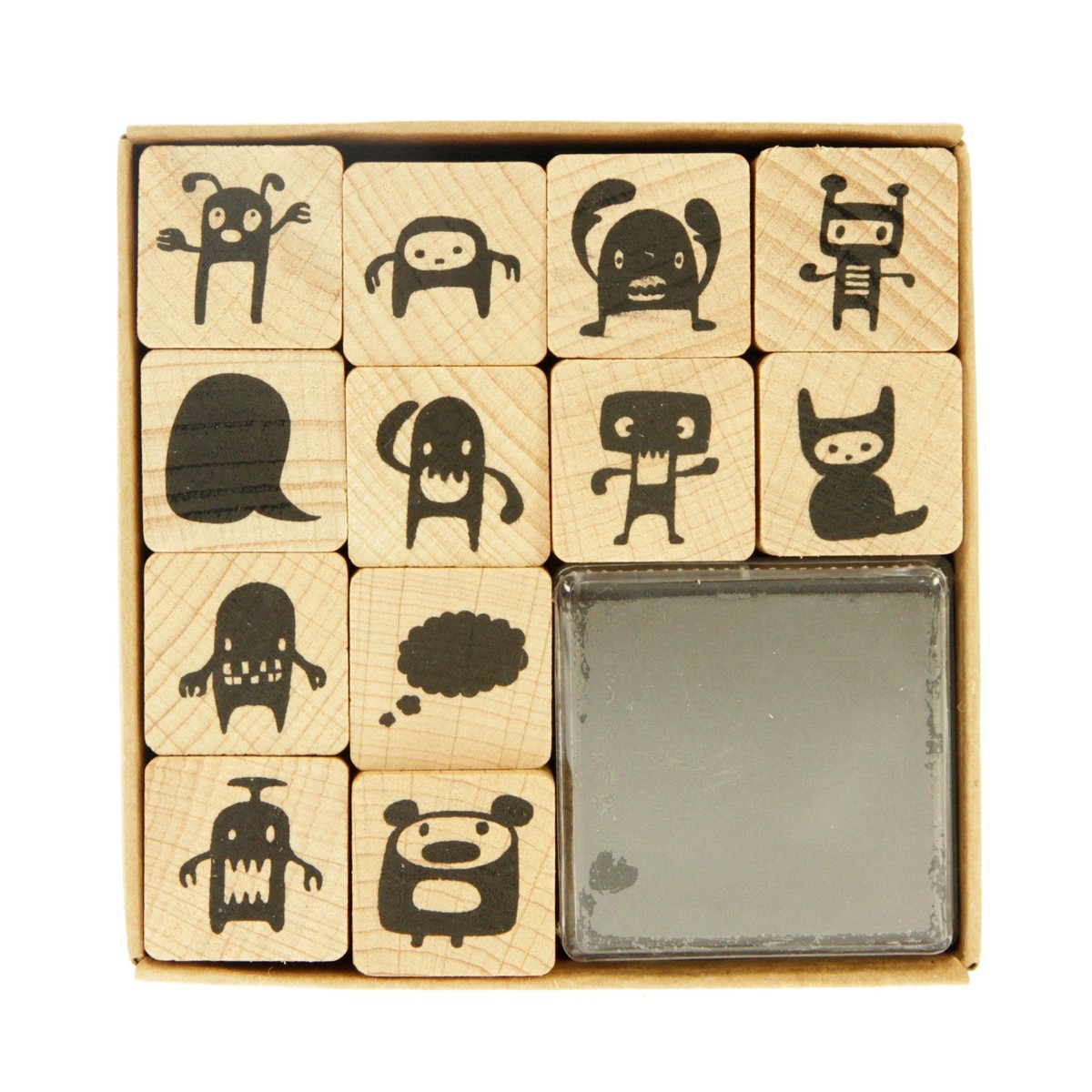 Paper Poetry Stamp Set - Monsters
