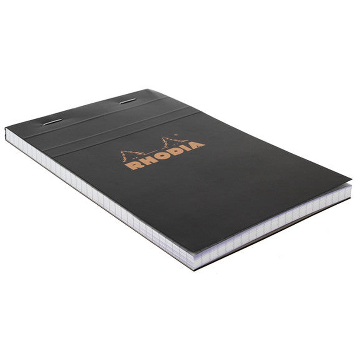 Rhodia Black Head Stapled Pad 11 Cm Sq5 142009C