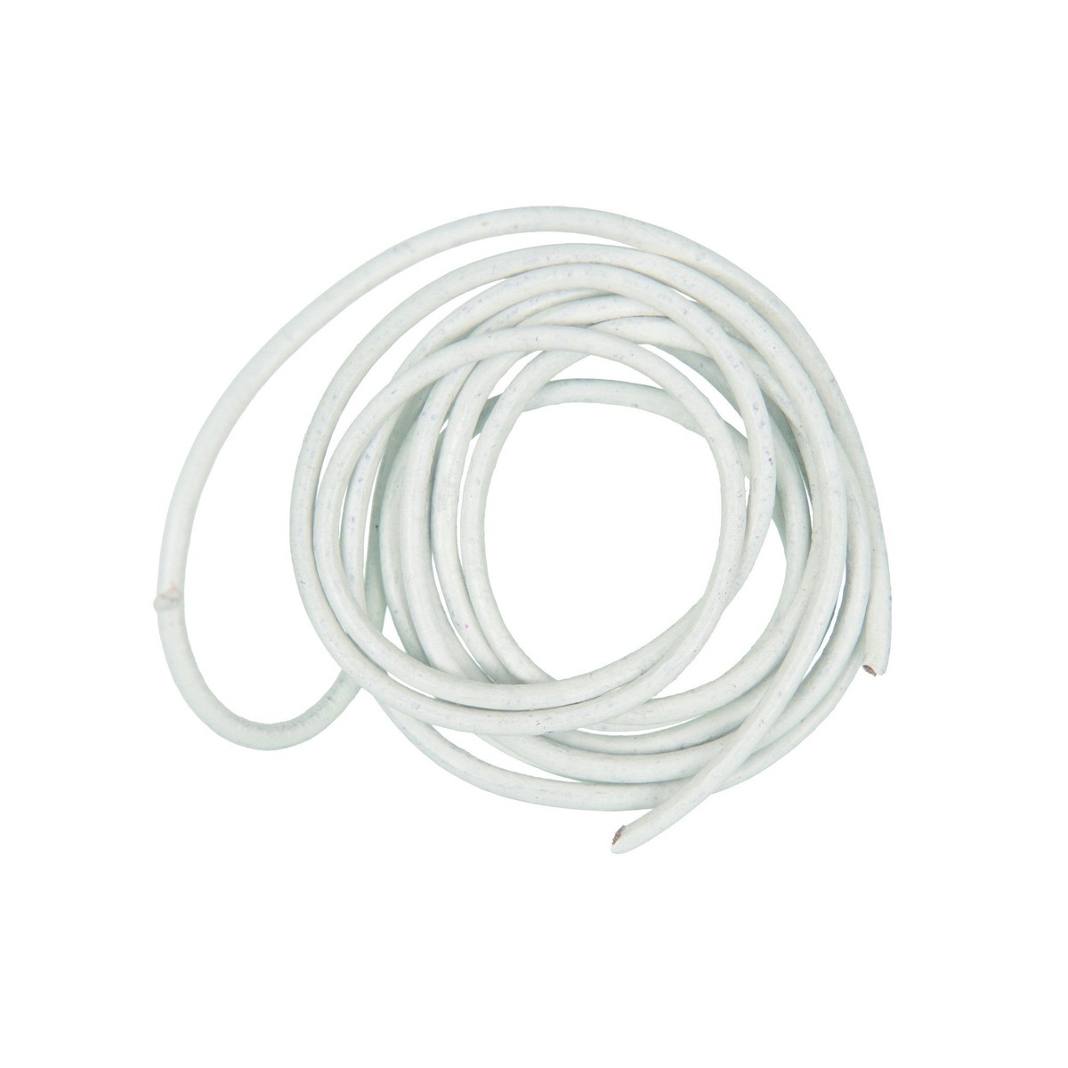 Rico - Leather-Cord White 1 Meter