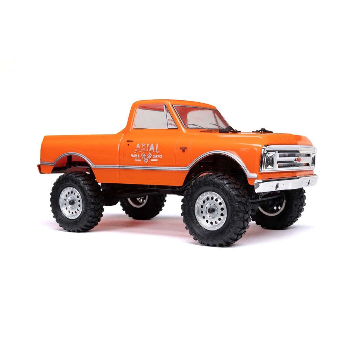 Axial 124 1967 Chevrolet C10 Truck Rc Crawler (Orange) Axi00001V2T3