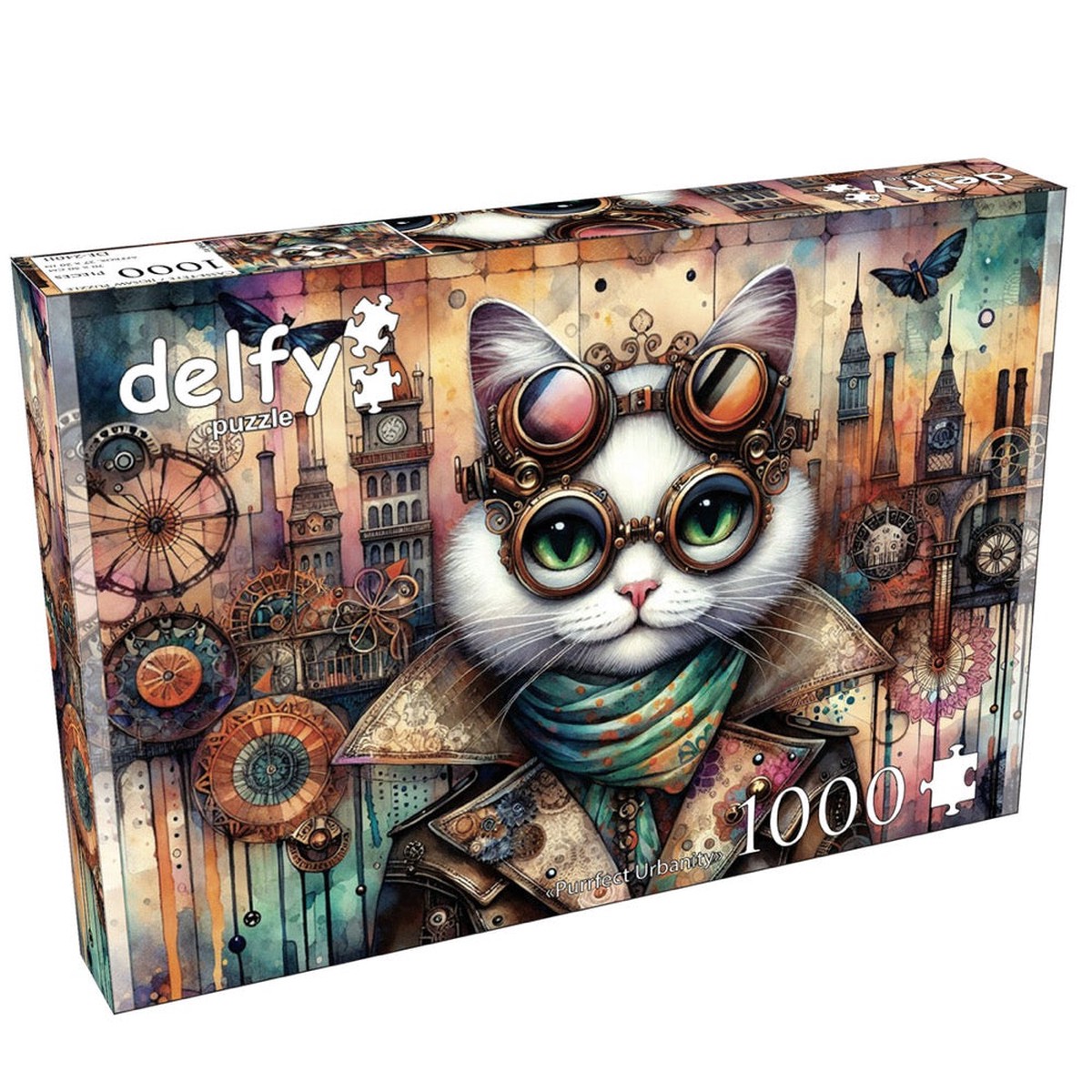 Delfy Purrfect Urbanity 1000Pc Jigsaw Puzzle