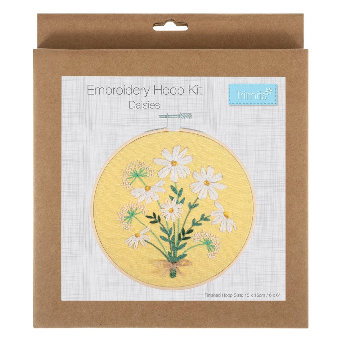Embroidery Kit With Hoop Daisies