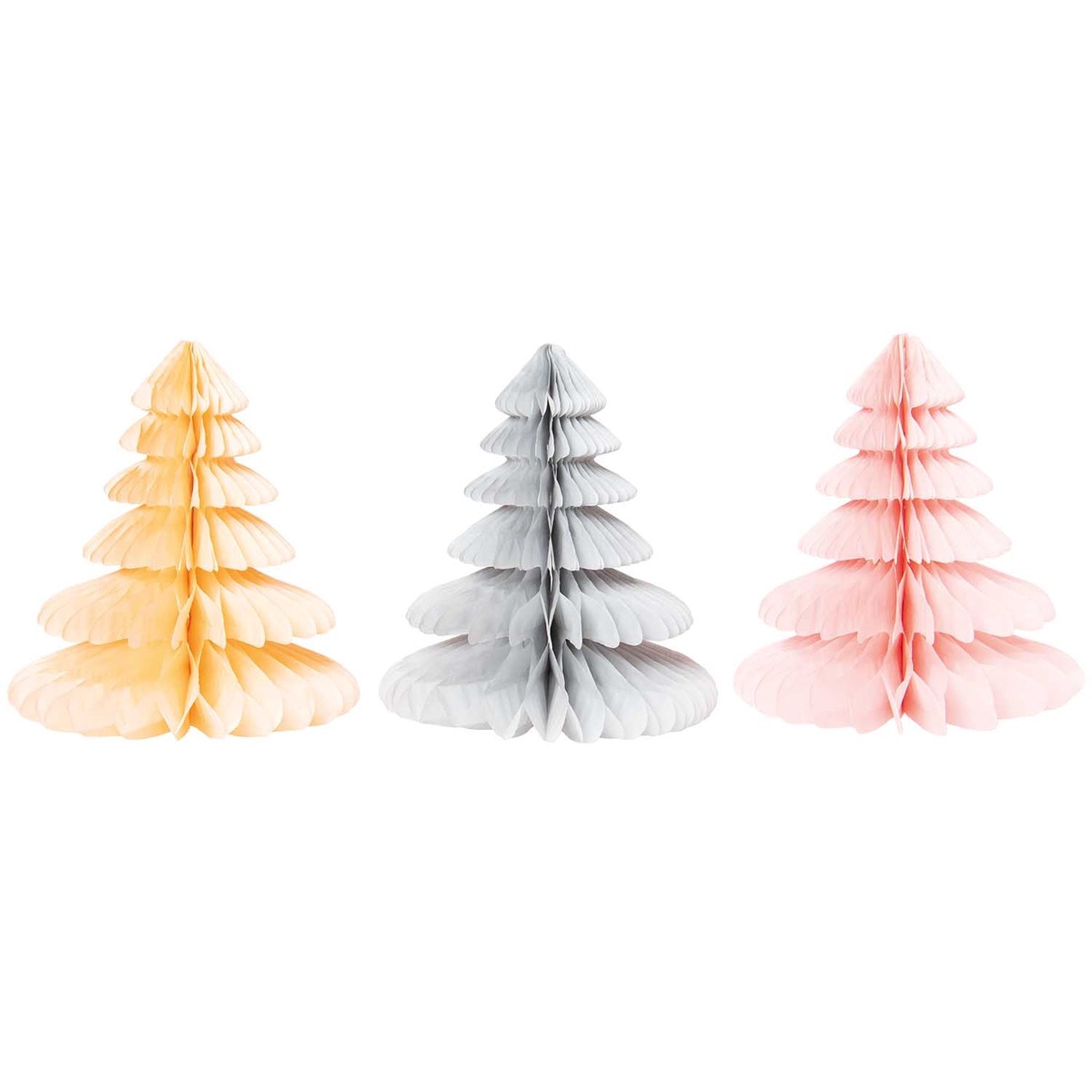 Honeycomb Christmas Tree Decoraion Mix Green