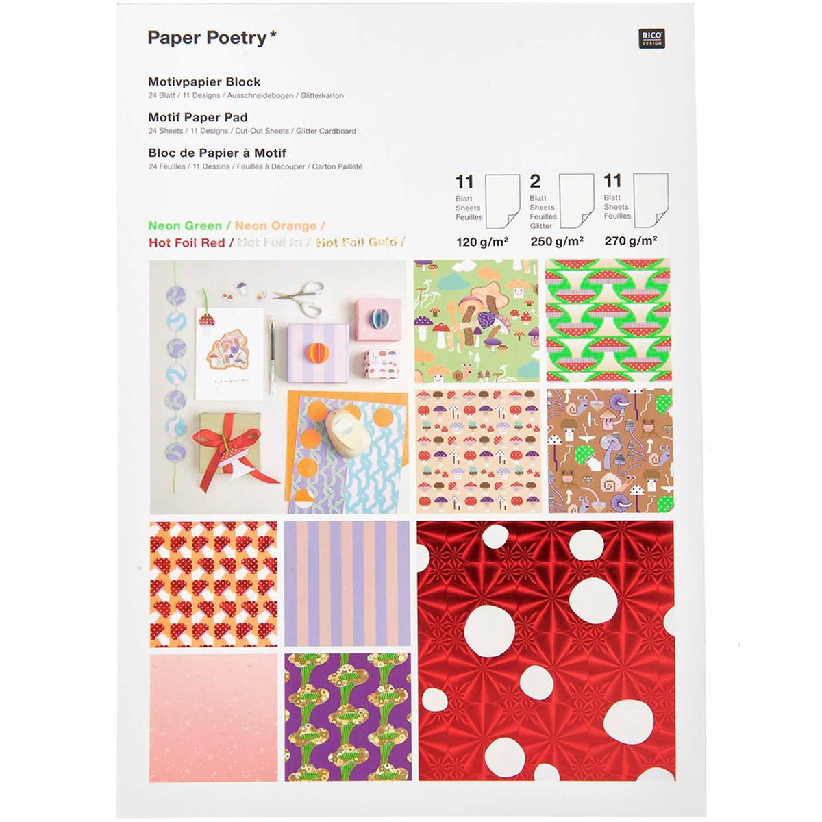 Motif Paper Pad Shrooom