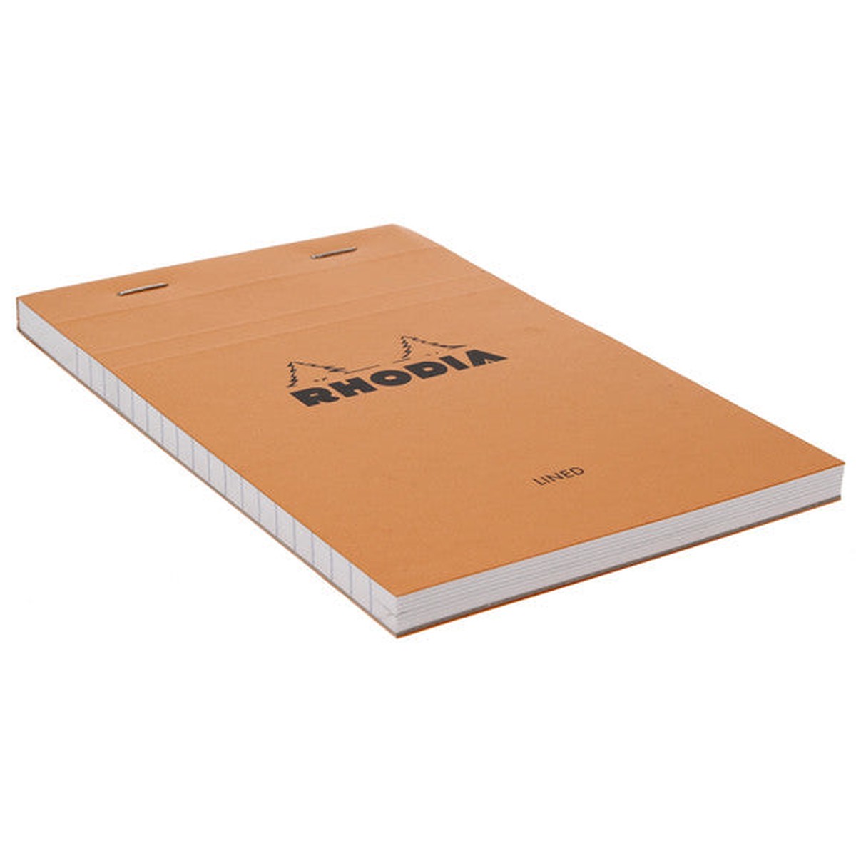 Rhodia Orange Head Stapled Pad 11 Cm Lined 14600C