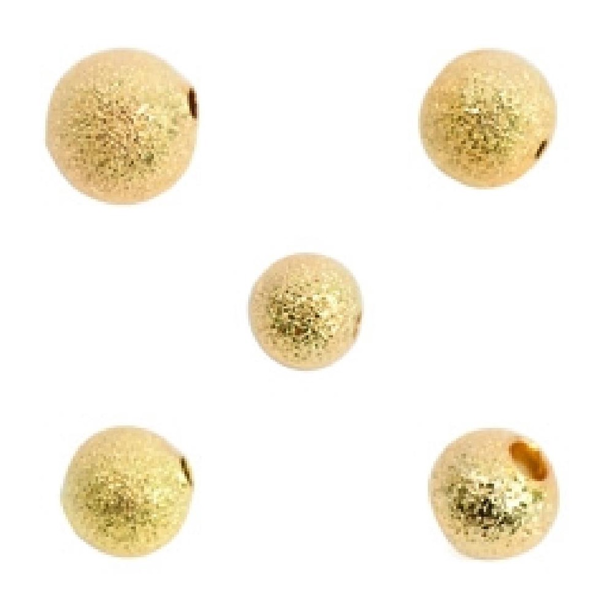 Rico Sphere Gold Roughd 12Mm 4Mm