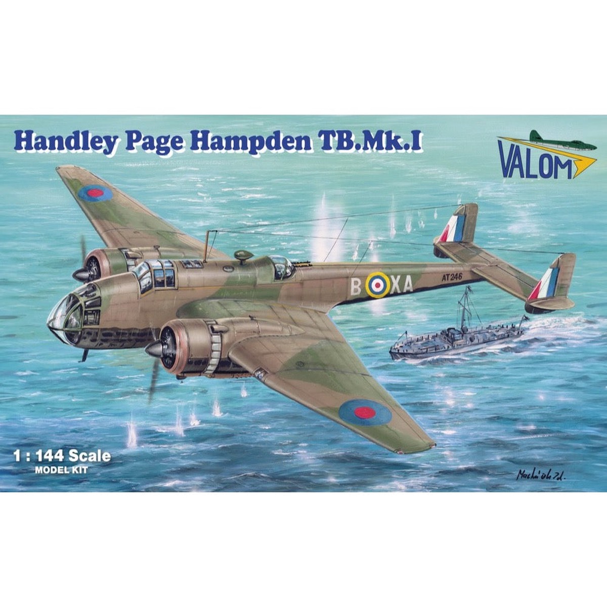 Valom 14438 1144 Handley-Page Hampden Tb MkI Torpedo Version
