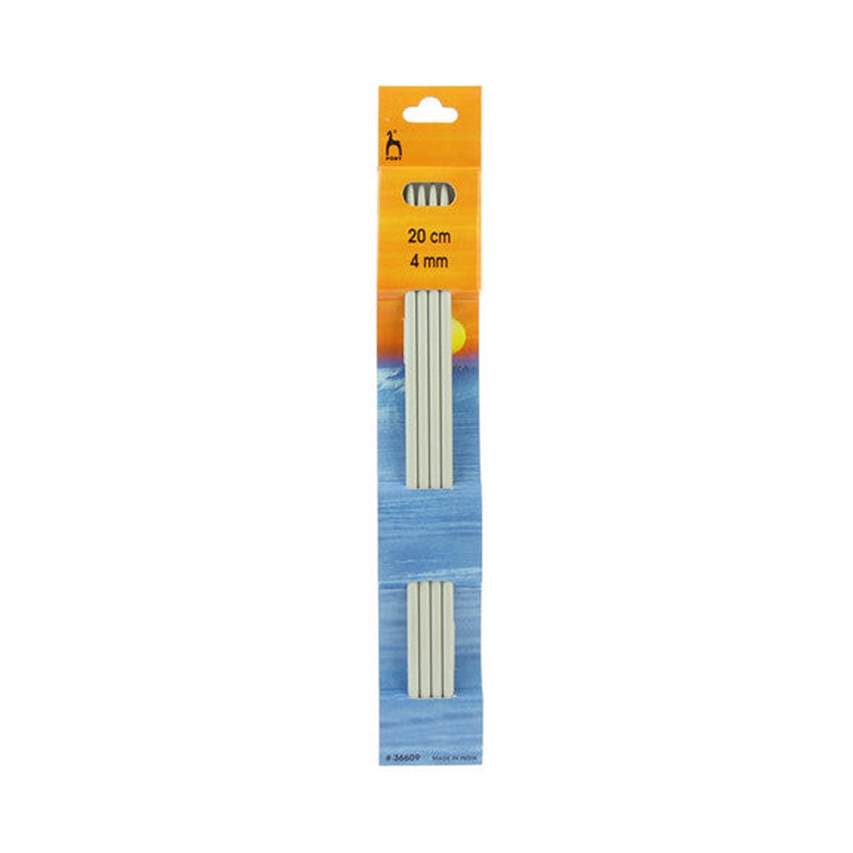 4 Pack Of Knitting Needles 20Cm X 4Mm