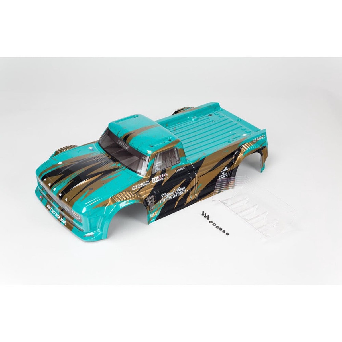 Arrma Ara414005 Infraction 4 Mega Painted Body TealBronze Ar414005