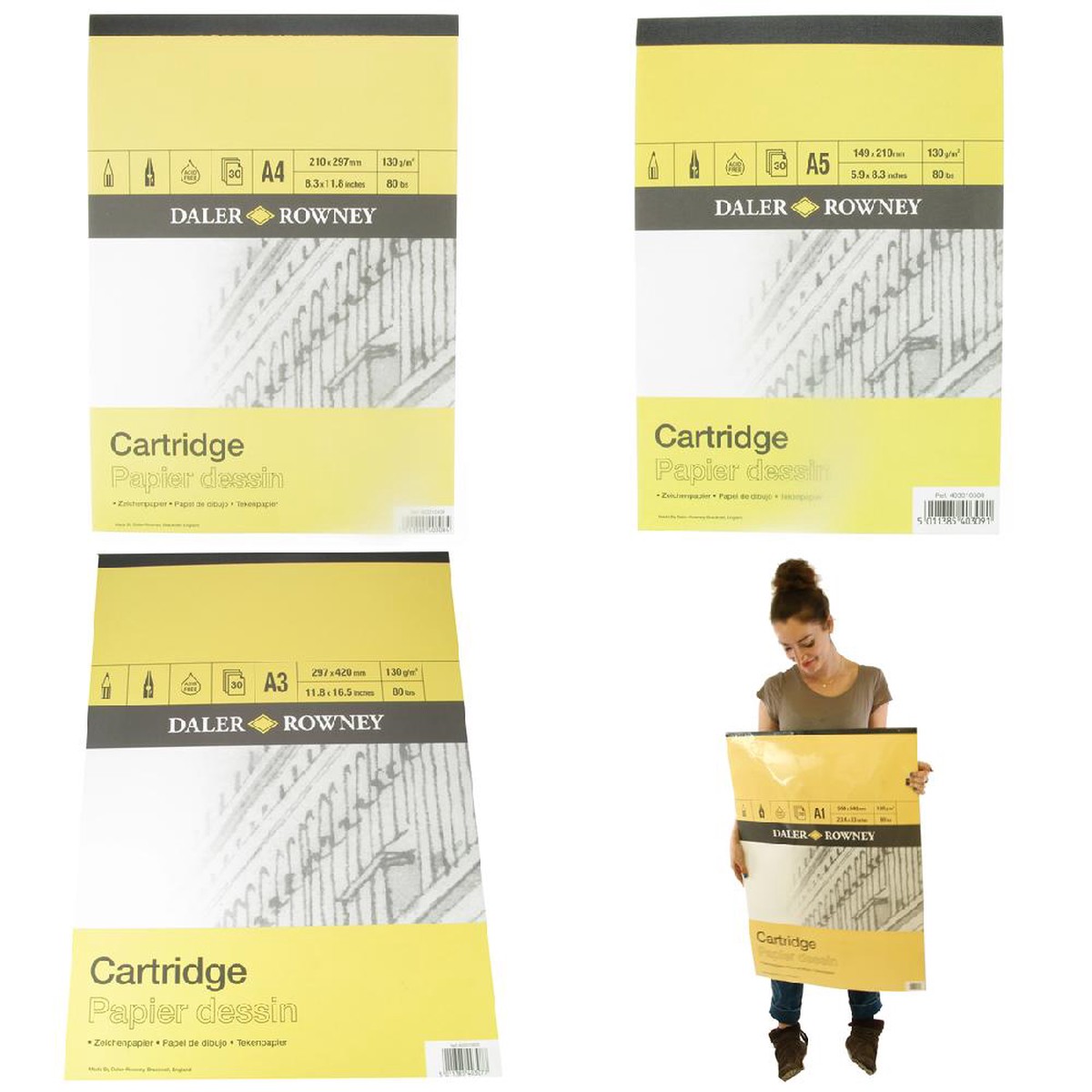 Daler Rowney - A Series Cartridge Pads A1