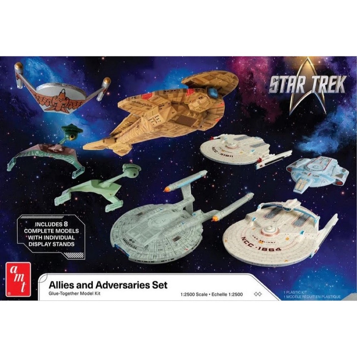 Amt 1443 12500 Star Trek Adversaries Allies Ship Set