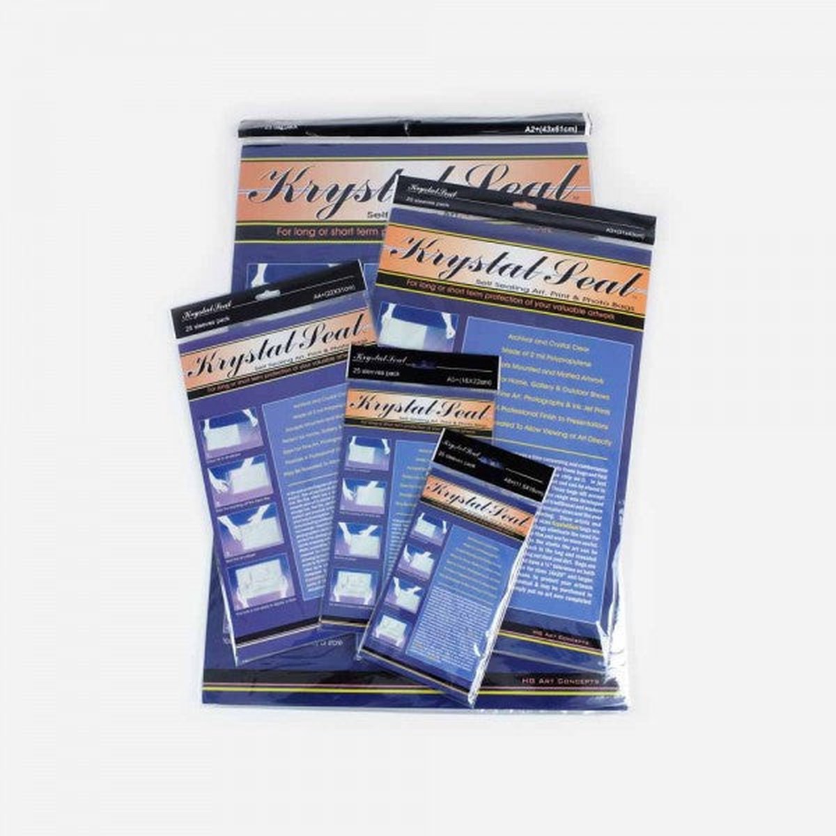 Krystal Seal Plasti Bag A2 25Pk