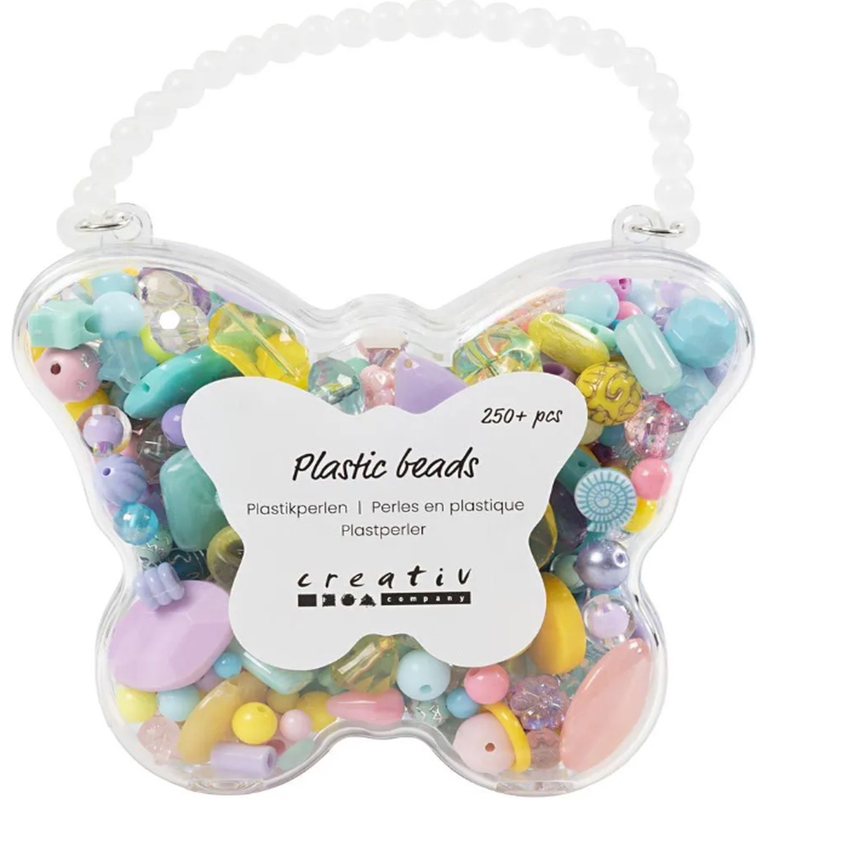 Plastic Beads Assorted 250Pc