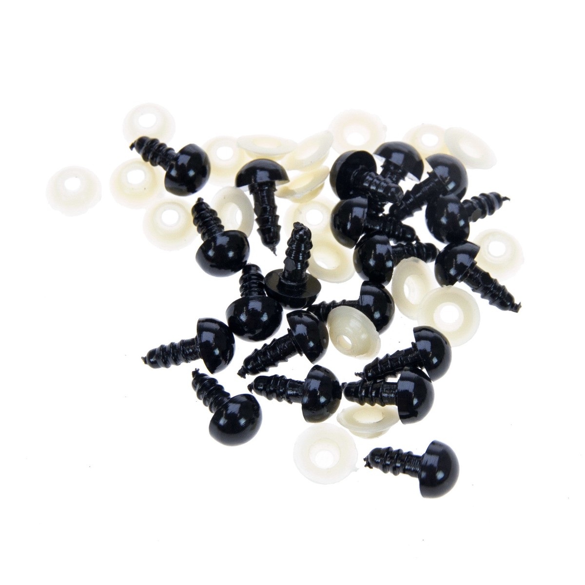 Safety Eyes 8Mm Black 10Prs