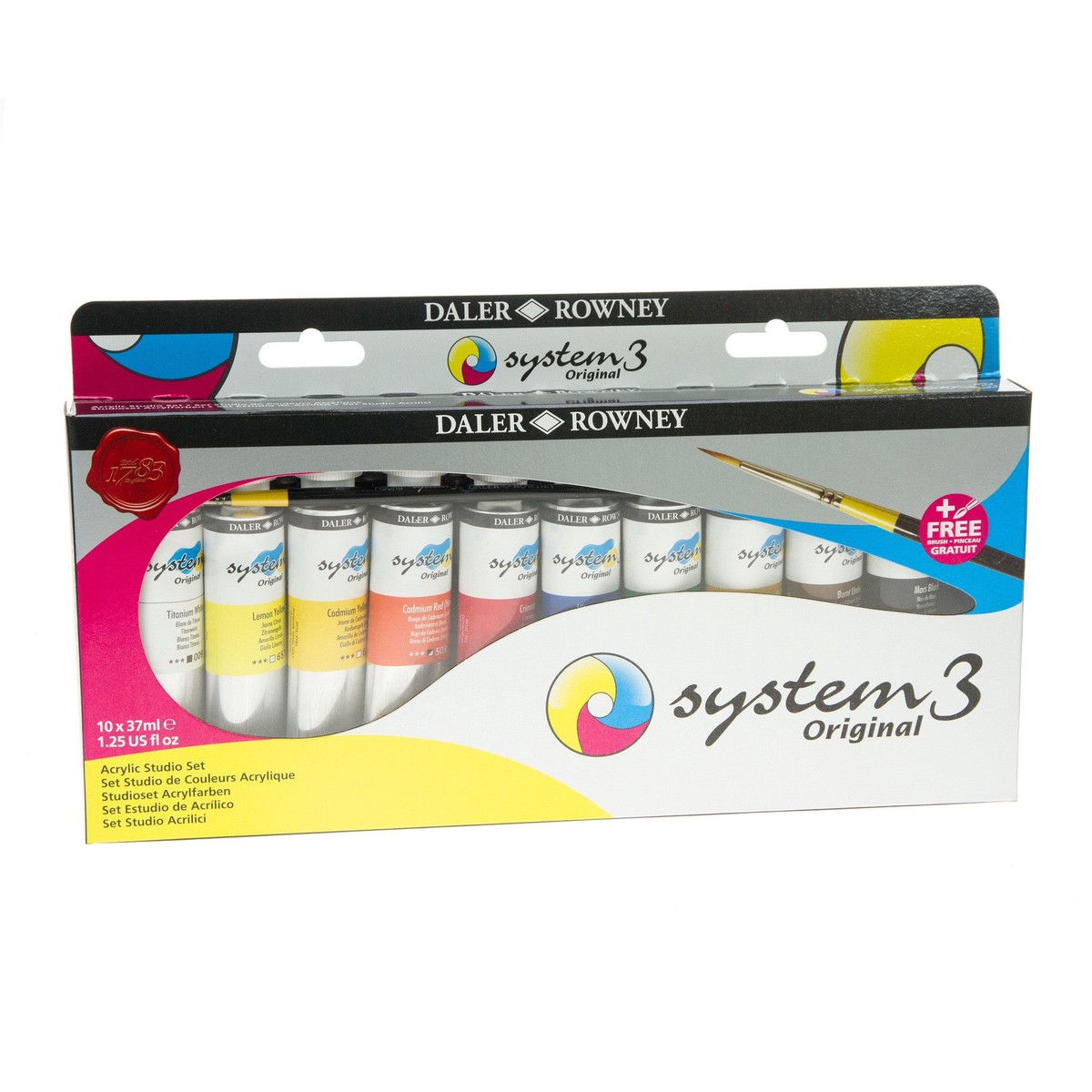System 3 Acrylic Set 10 X 37Ml