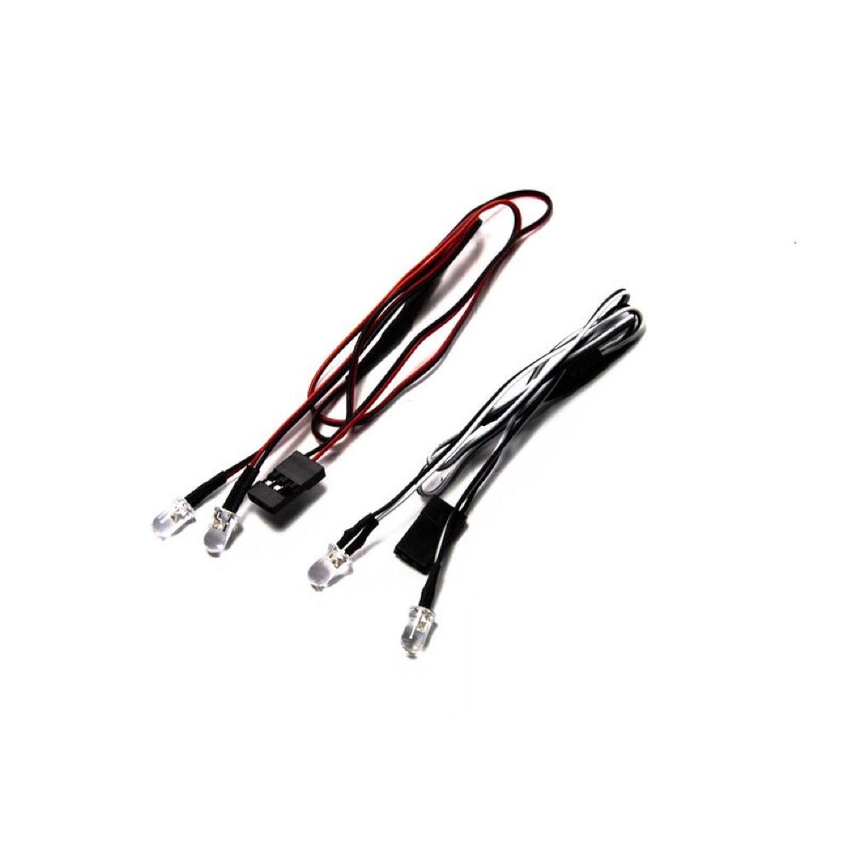Axial Axi230031 Scx10-Iii Led Light Set White Red