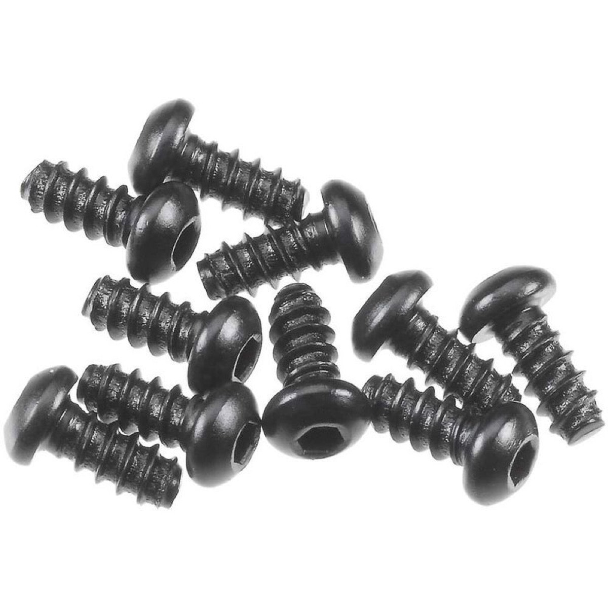 Axial Axic0422 Hex Socket Tapp Button Head Screw M26 Mm Black (10) Axa0422