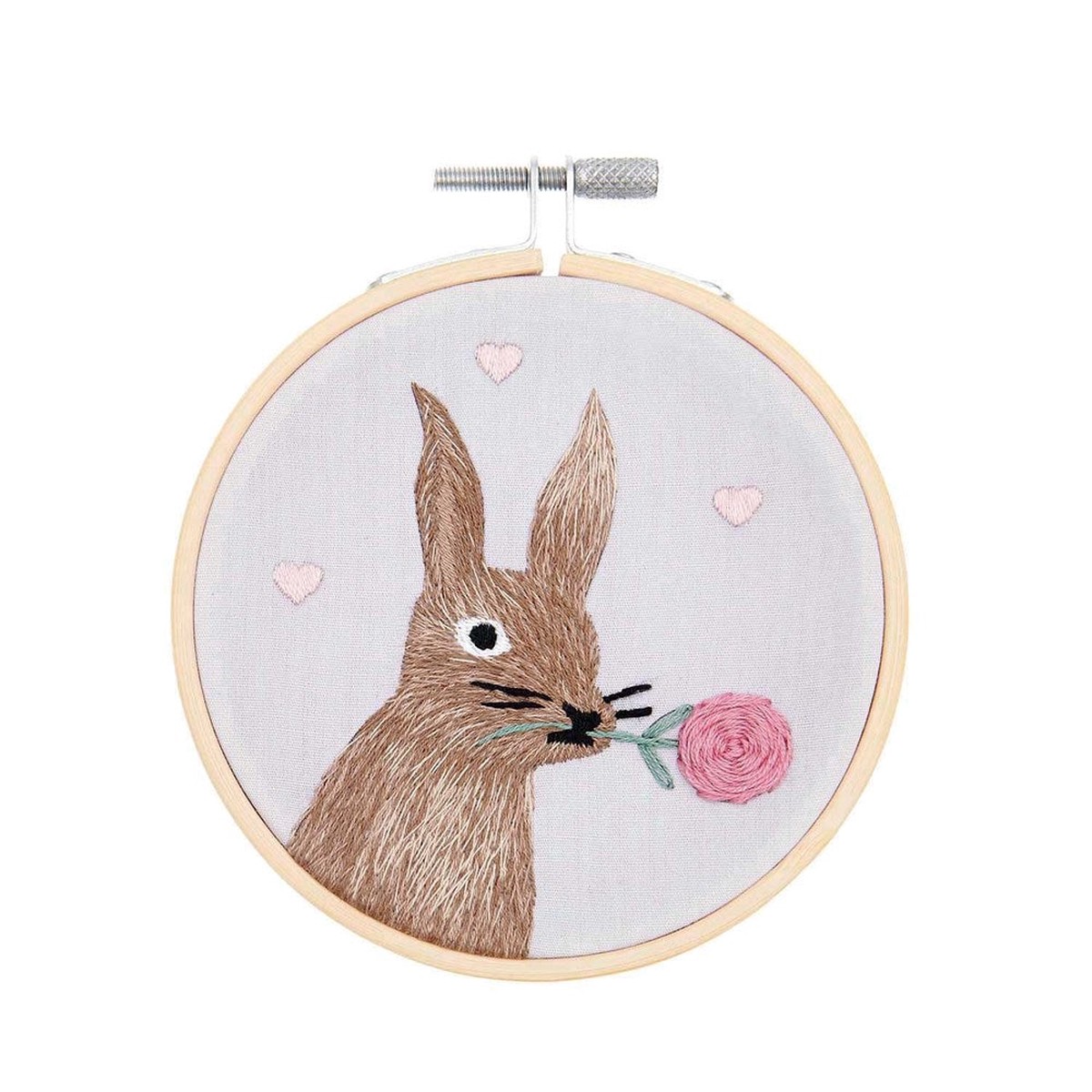 Embroidery Kit Traced Bunny