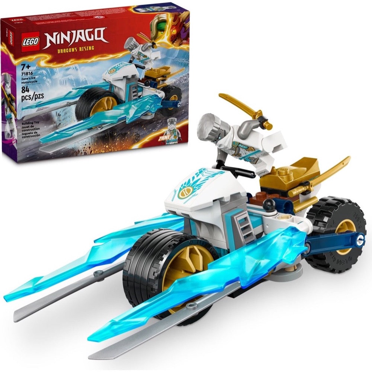 Lego 71816 Ninjago Zanes Ice Motorcycle
