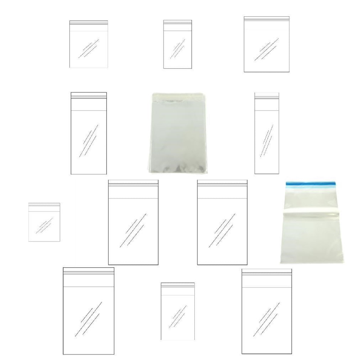 Poly Bag - 6 X 6 Inch - 40 Pack