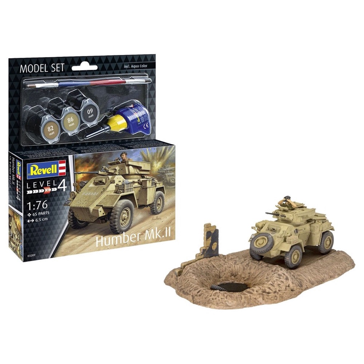 Revell 63289 176 Humber MkIi Model Kit Set