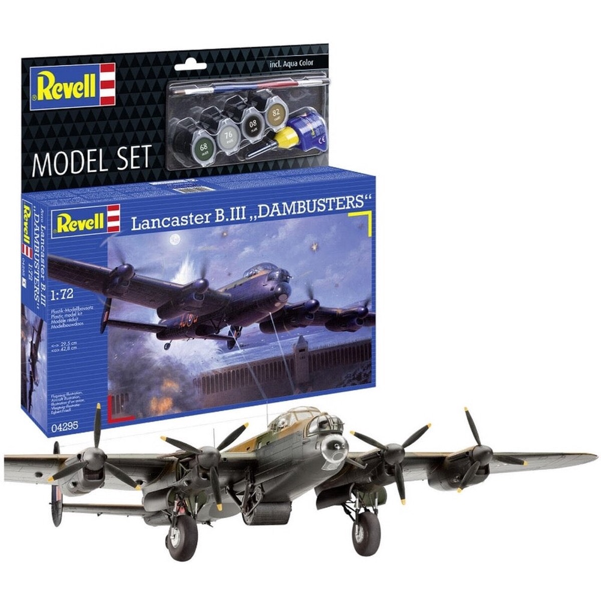 Revell 64295 172 Lancaster BIii Dambusters Model Kit Set