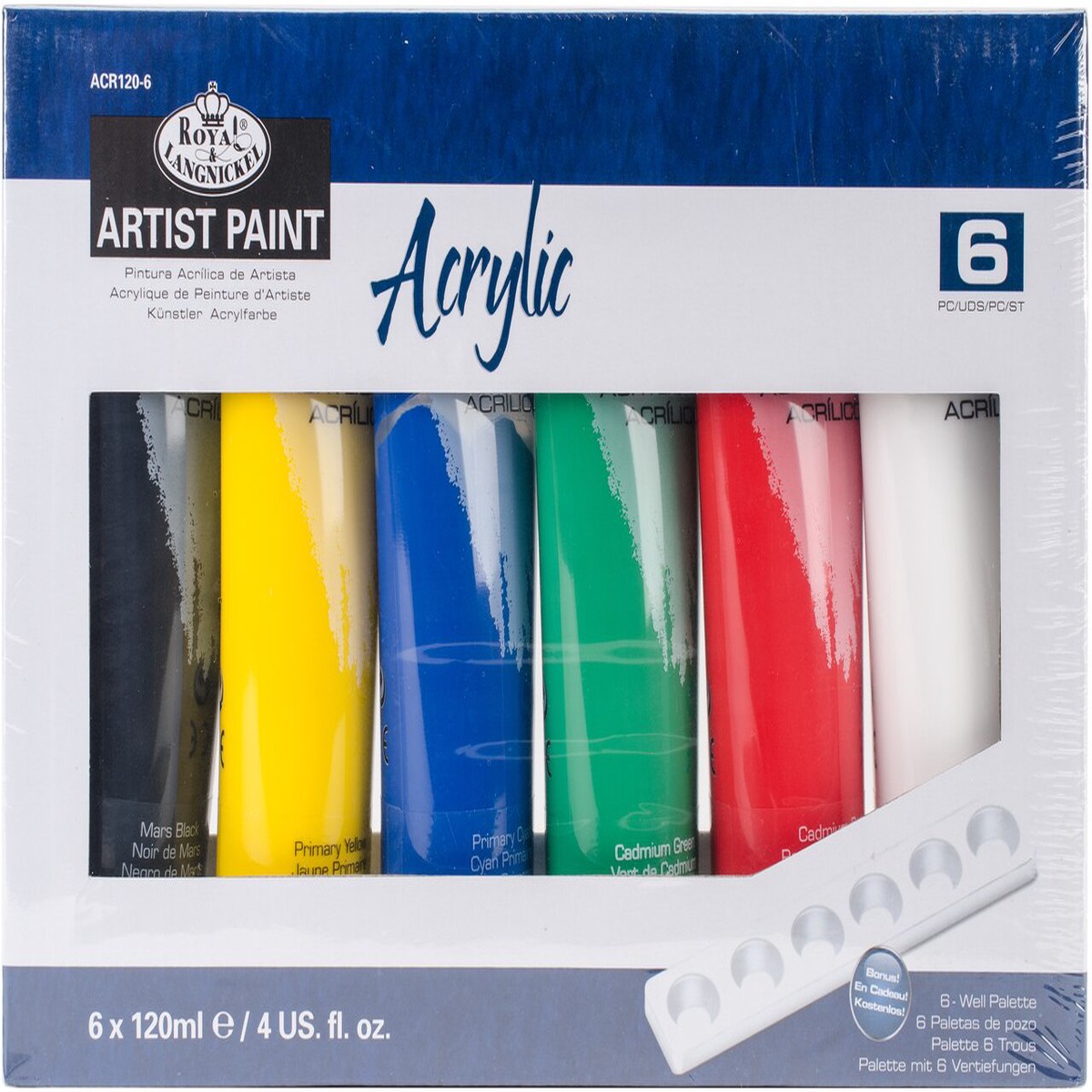 Essentials Acrylic 120Ml Set Of 6