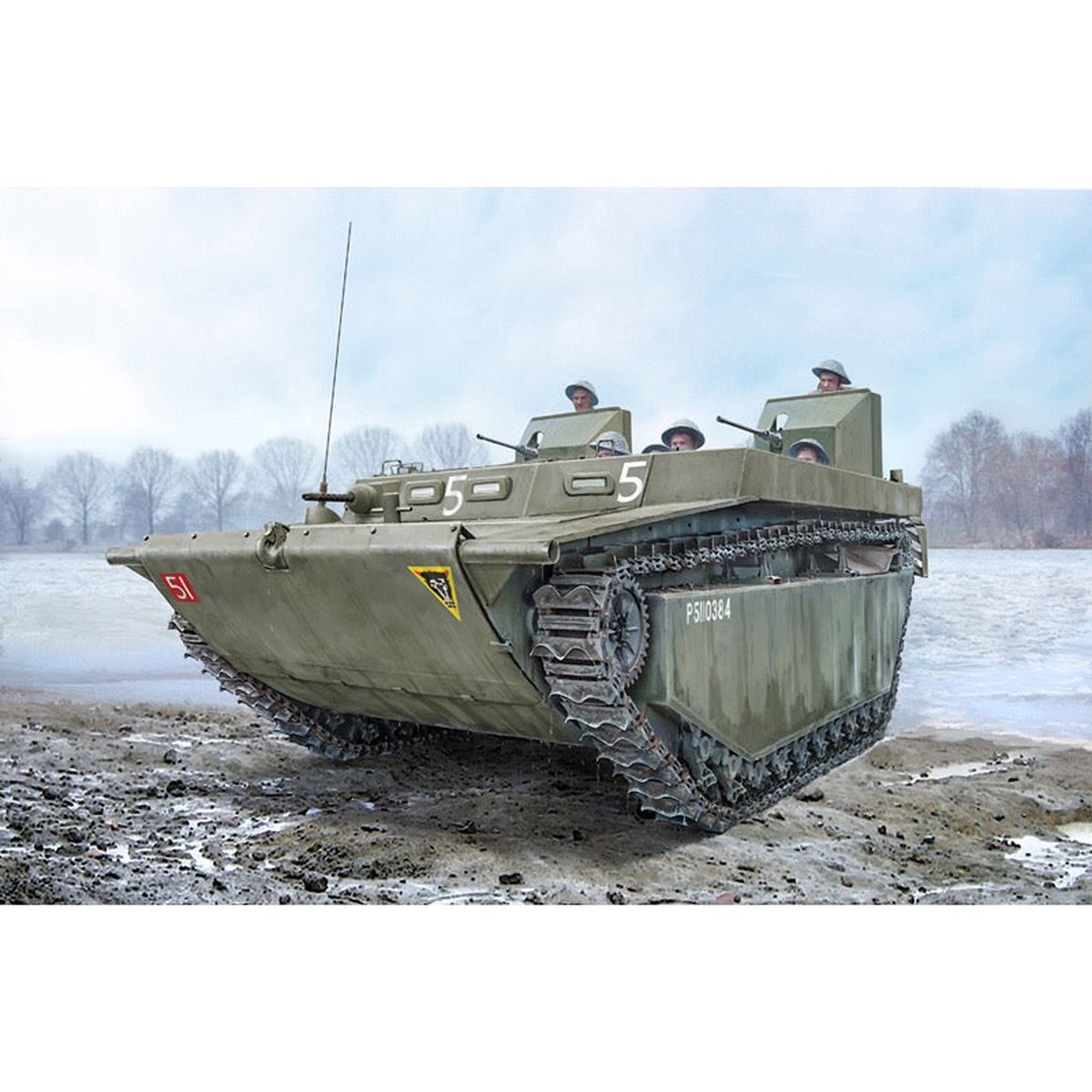 Italeri 6752S 135 Lvt-4 Water Buffalo Eto