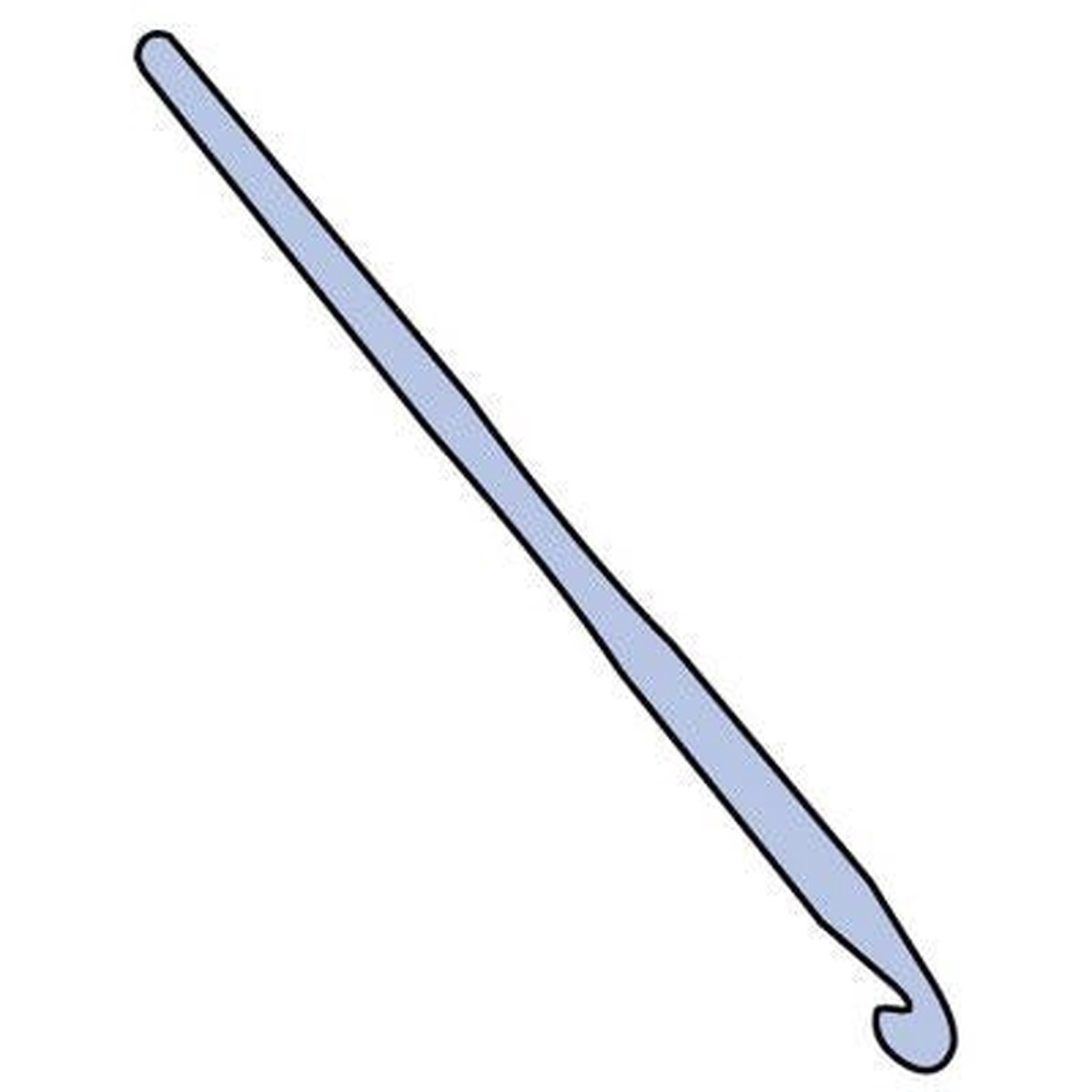 Aluminum Wool Crochet Hook 2Mm - 14 Cm