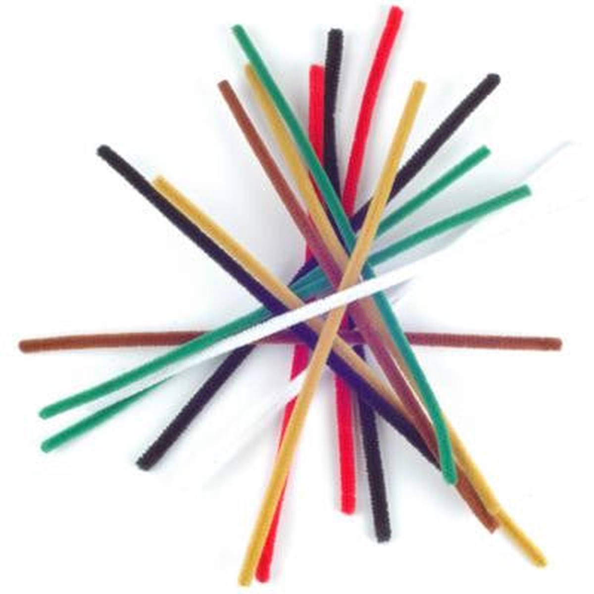Chenille 9Mm Astd - 15 Pk Aka Pipe Cleaners
