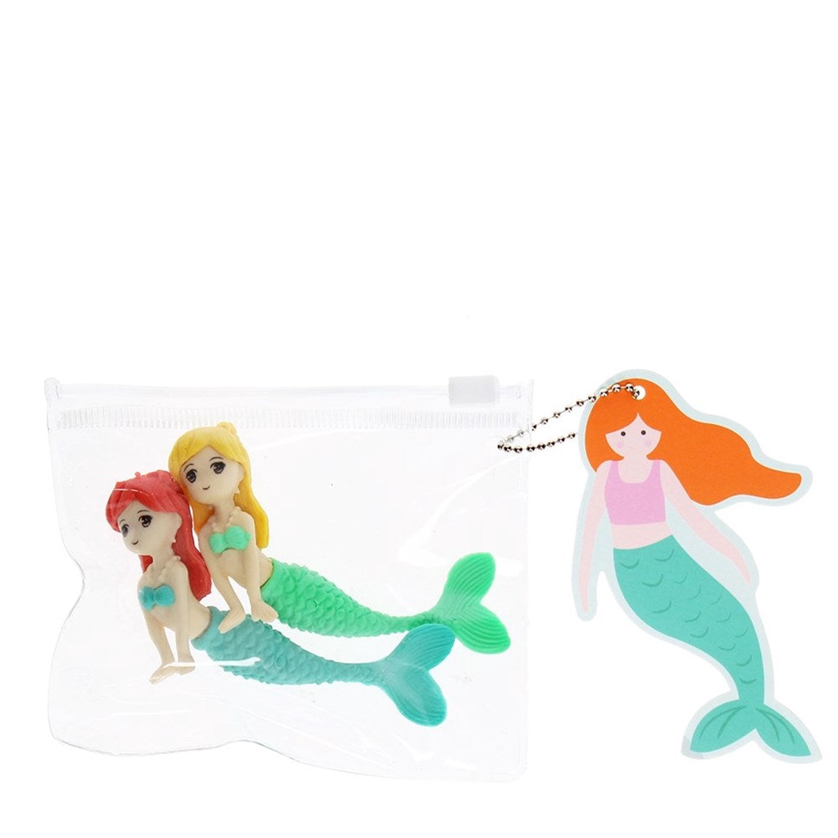 Erasers (Set Of 2) - Mermaid
