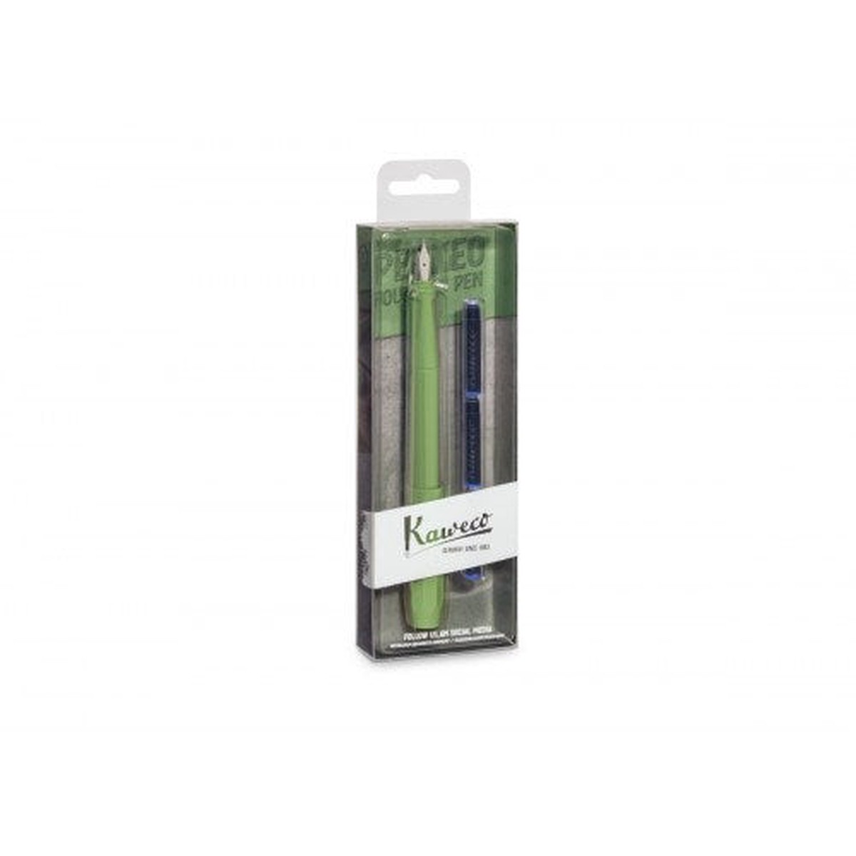 Kaweco Perkeo Fountain Pen Pack - Jungle Green - M