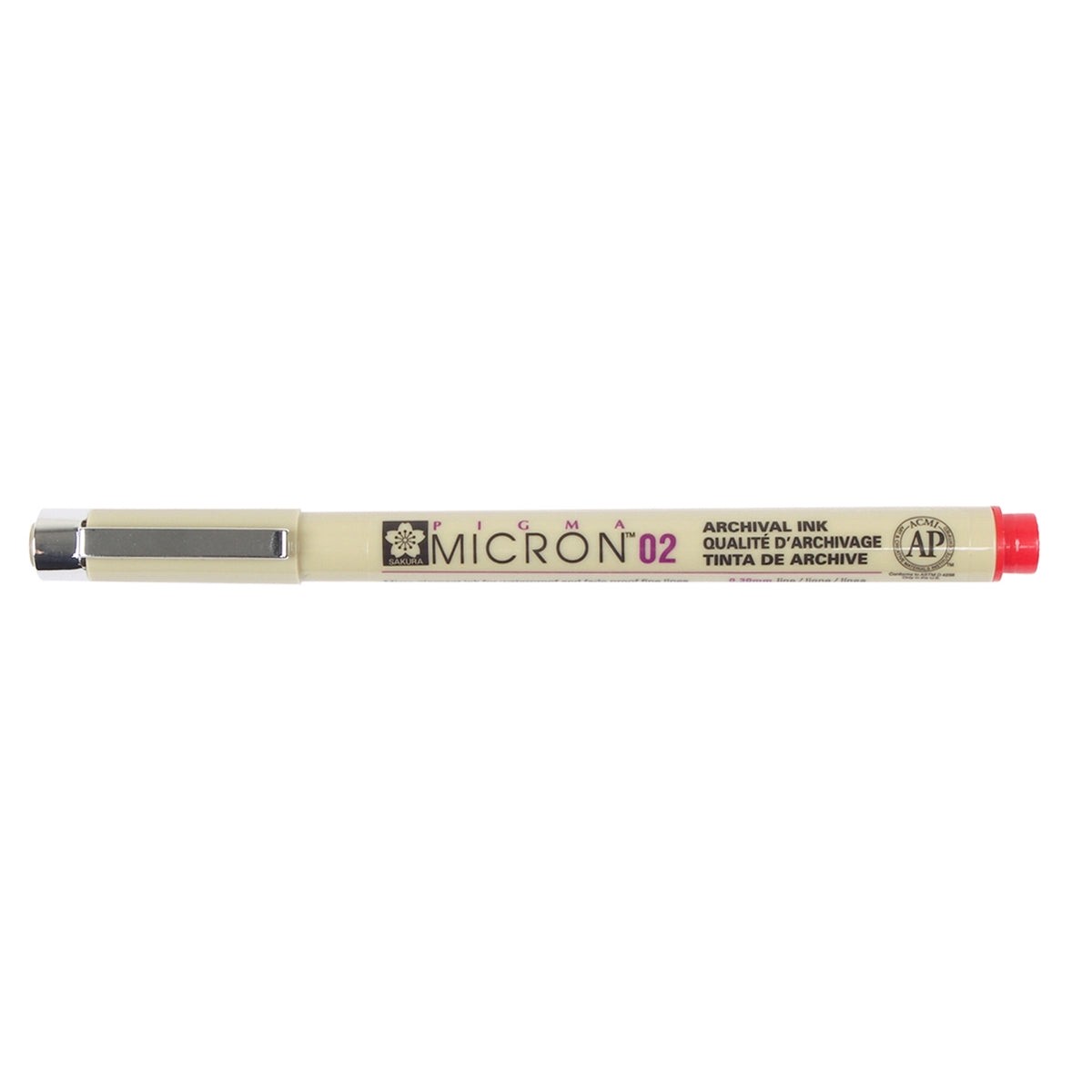Pigma Micron 02 (03Mm) Red