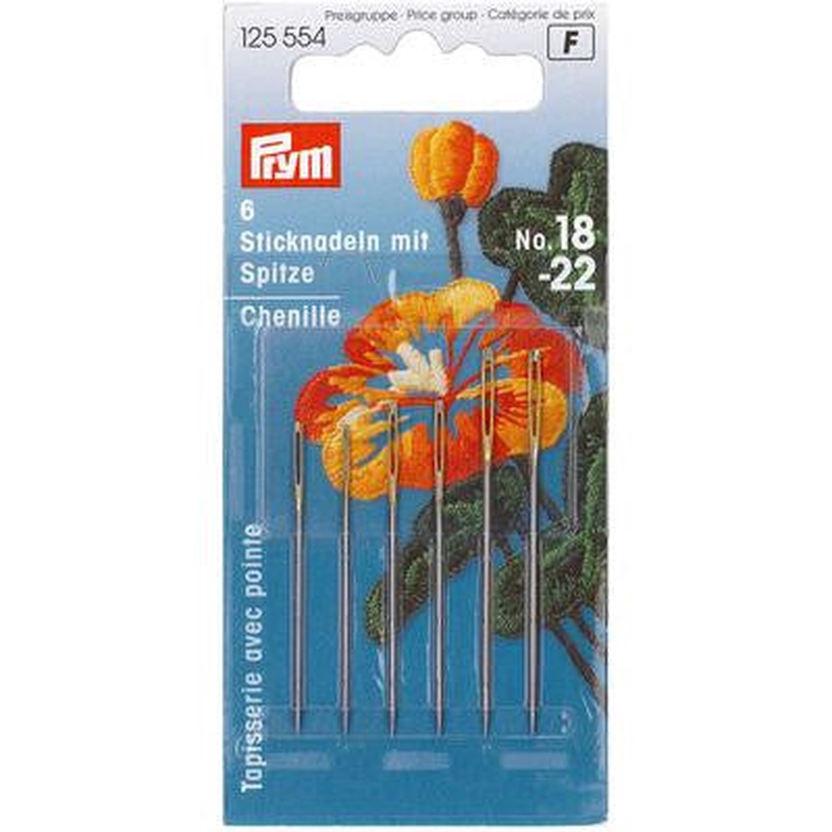 Chenille Emb Needles 18-22
