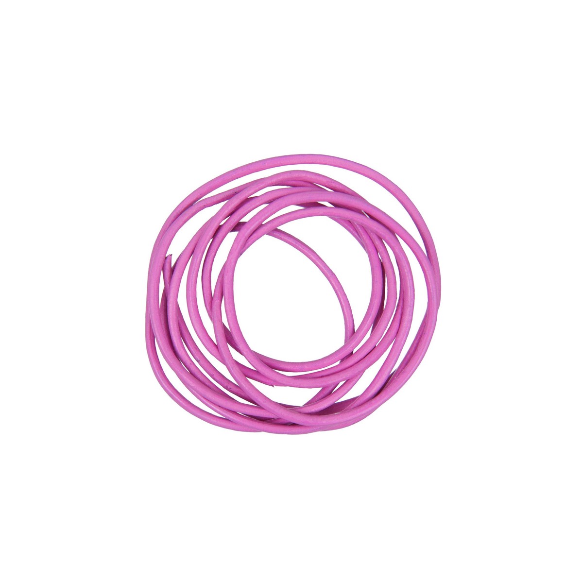 Rico - Leather-Cord Magenta 15Mm-1M