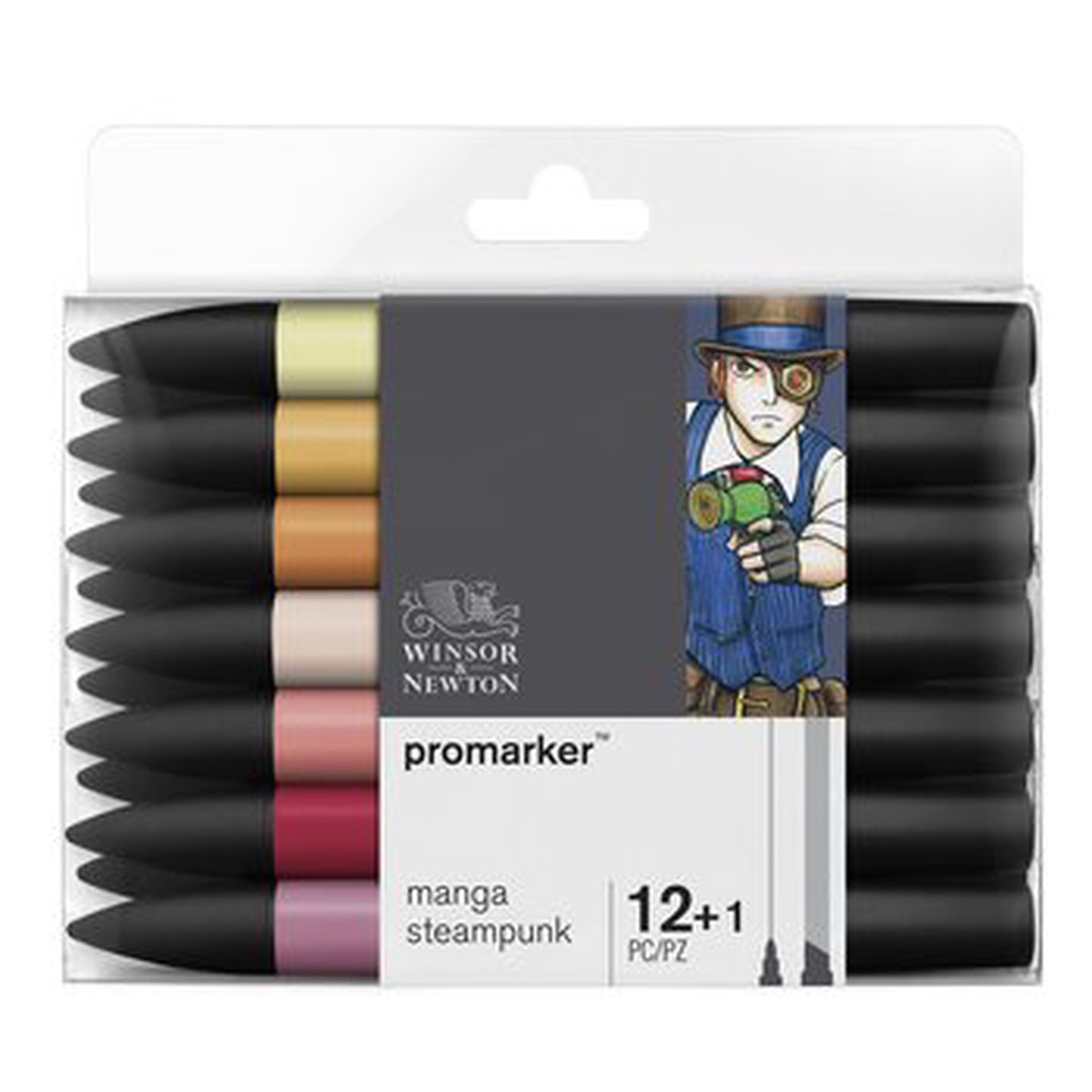 WN Promarker Manga Steampunk 121Pce