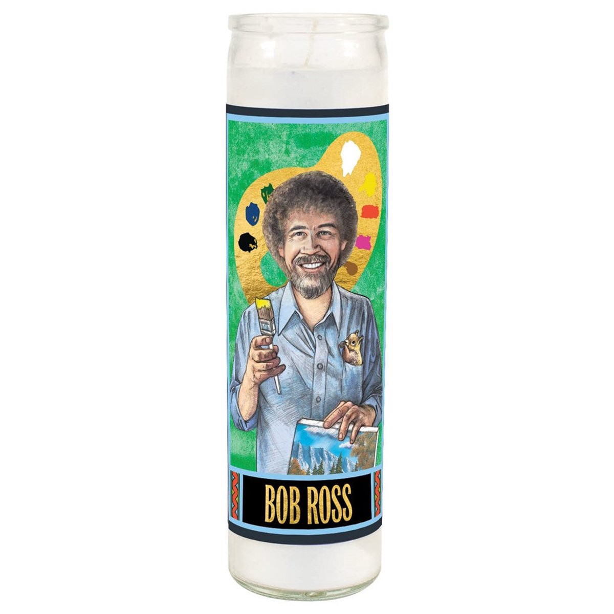 Bob Ross Candle