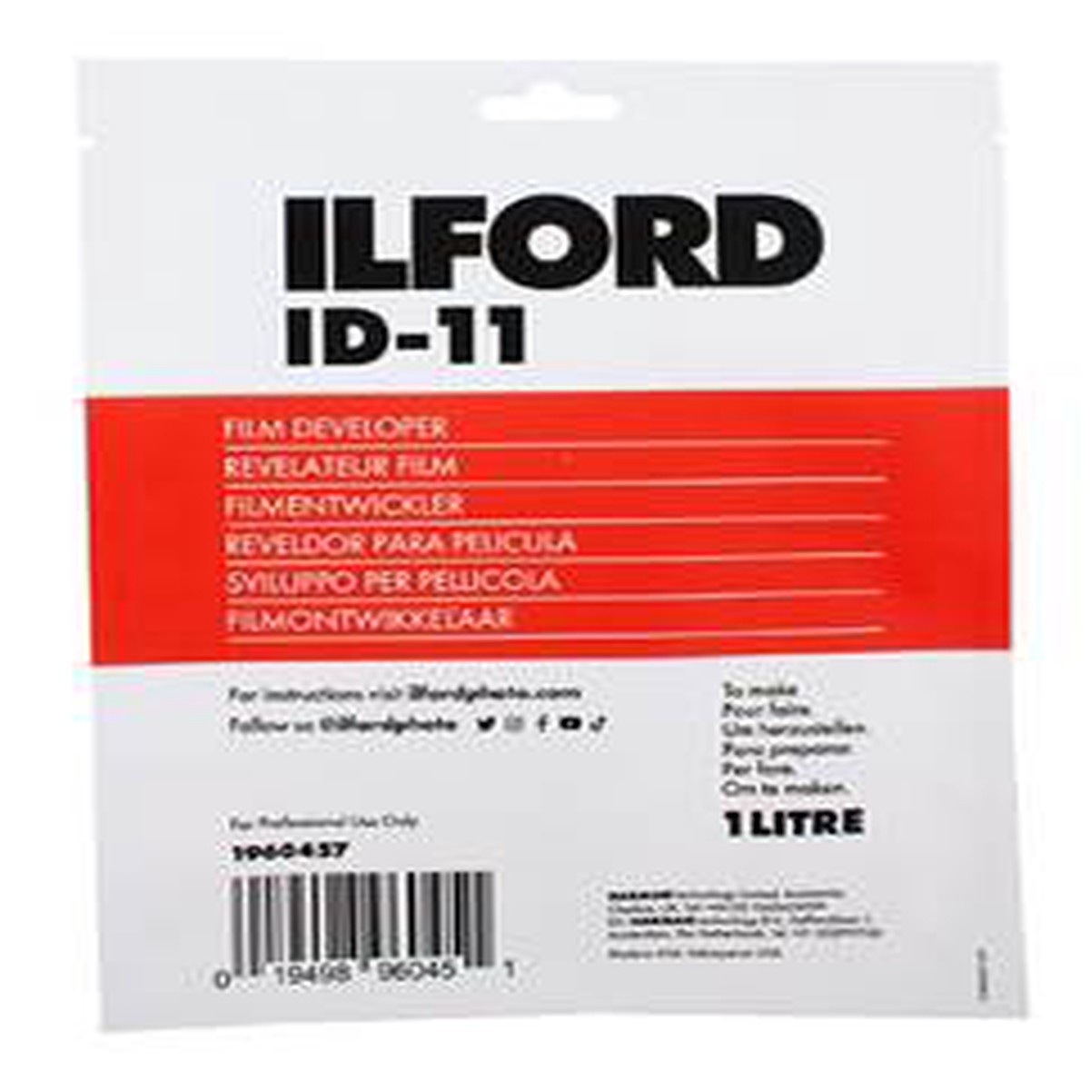 Ilford Id-11 BW Film Developer