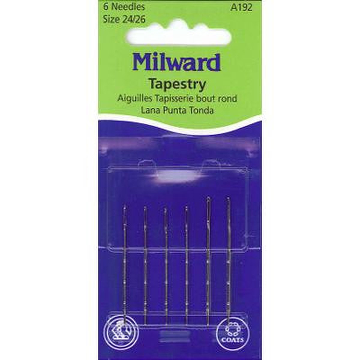 Milward Tapestry Needles 2426