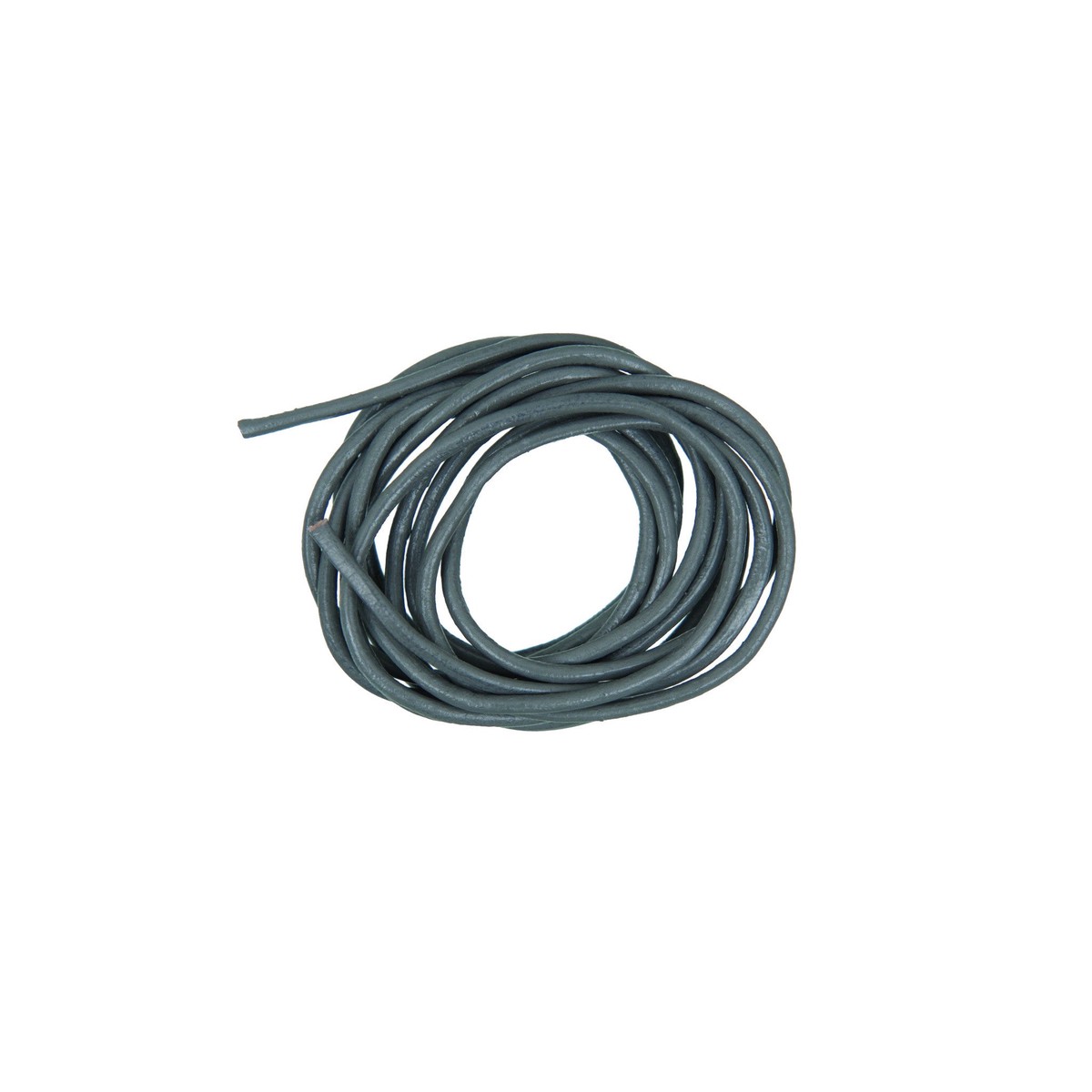 Rico - Leather-Cord Grey 15Mm X 1M
