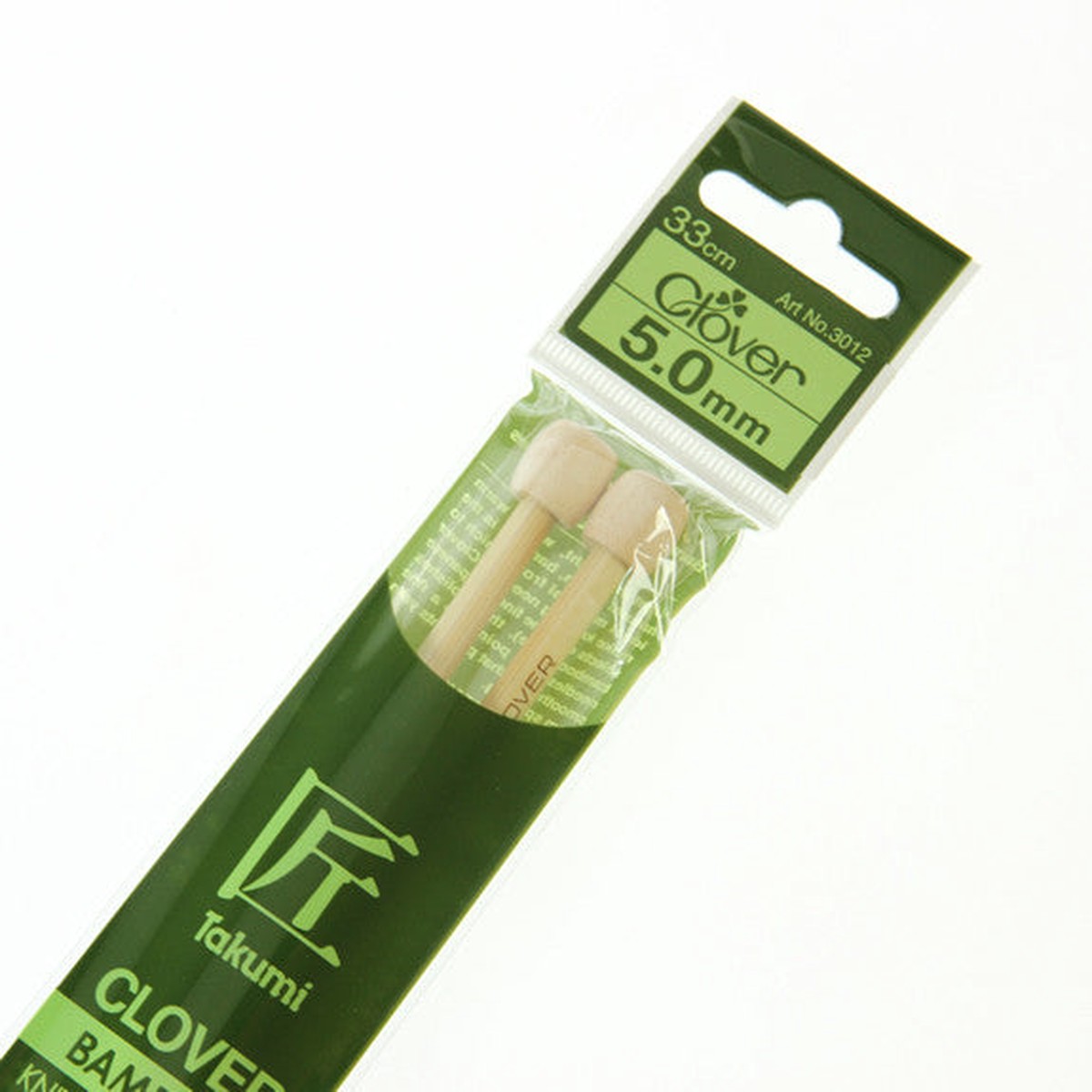 Clover Takumi Bamboo Knitting Needles - 50Mm - 2Pk