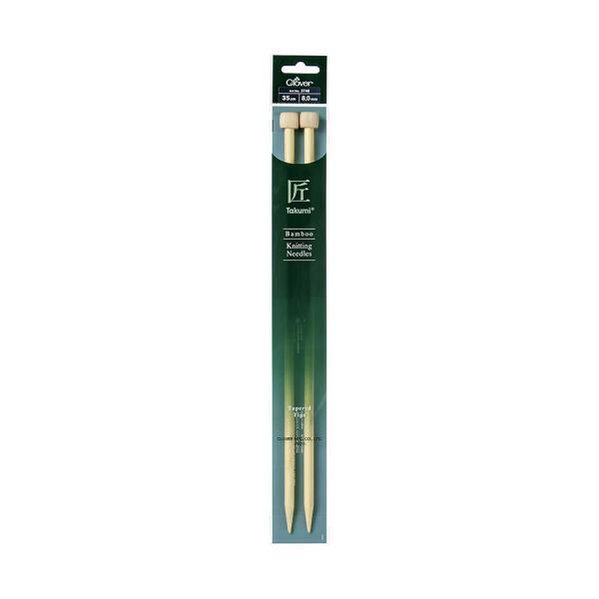 Clover Takumi Bamboo Knitting Needles - 80Mm - 2Pk
