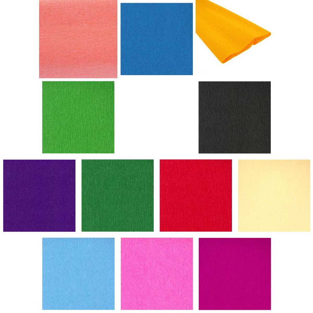Canson Superior Crepe Paper 50Cm X 250Cm White